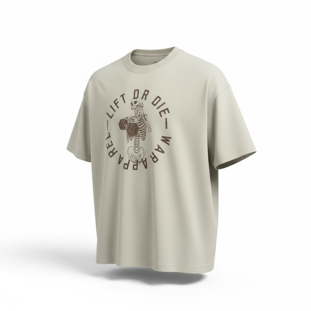 WARMUP heavyweight T-Shirt - Lift or Die -