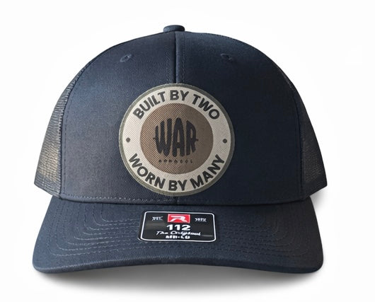 WAR Trucker Hat - built by Two, Worn by Many