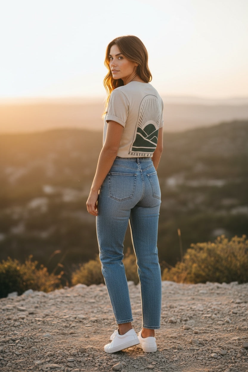 DESERT MOON Short sleeve tee for woman