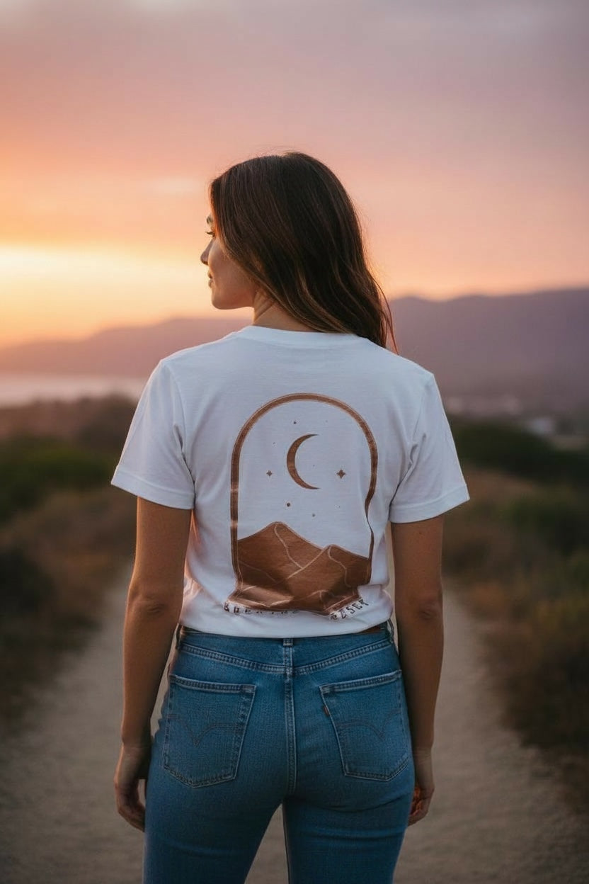 GOLDEN ESCAPE Short sleeve tee for woman